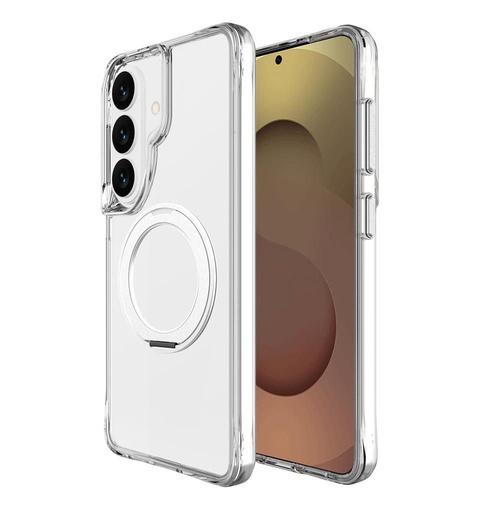 Samsung Galaxy S26 TOKO Pure MagSafe 360 ring zaštitna maskica (Srebrna)