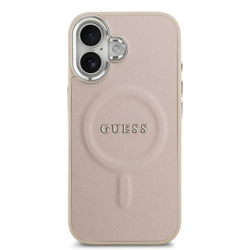 Guess PU Saffiano MagSafe iPhone 17 (Ružičasta)