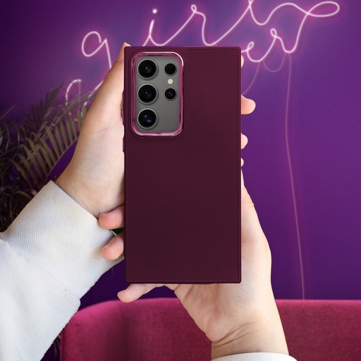 Samsung Galaxy S26 Frame silikonski zaštitna maskica (Ljubičasta)