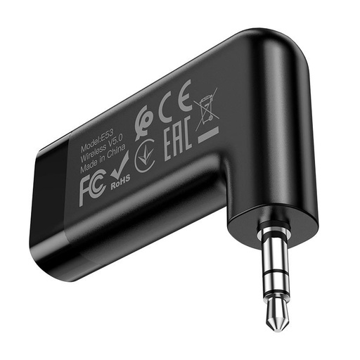 Hoco E53 bluetooth audio adapter, bežični, LED indikator stanja , crna