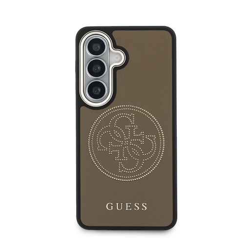 Guess PU Perforated 4G Logo Magnetic Samsung Galaxy S26 (Smeđa)