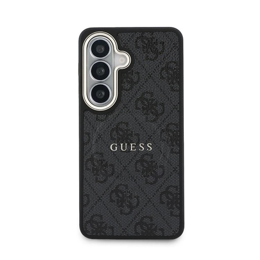 Guess PU Leather 4G Zlatna Frame Magnetic Samsung Galaxy S26 (Crna)