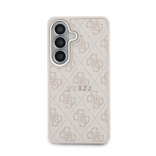 Guess PU Leather 4G Zlatna Frame Magnetic Samsung Galaxy S26 (Ružičasta)