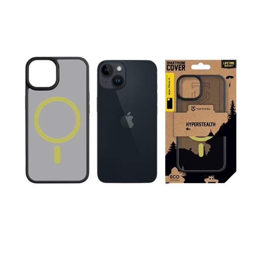 Apple iPhone 14 Tactical MagForce Hyperstealth 2.0 zaštitna maskica (Crna - Žuta)