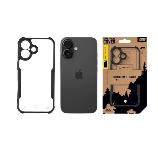Apple iPhone 16 Tactical Quantum Stealth futrola (Crna)
