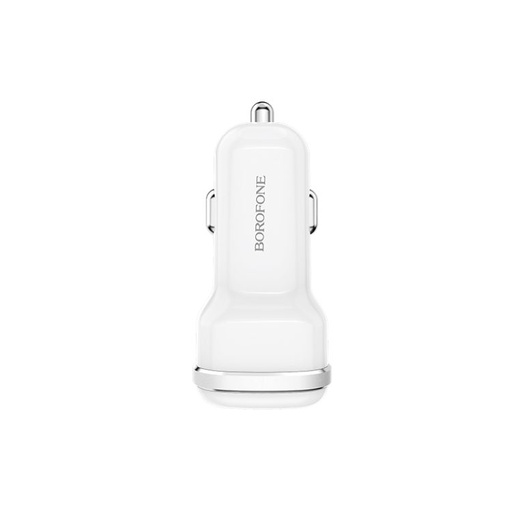 Borofone BZ13 auto punjač (2xUSB port), 5V 2,4A, bijela