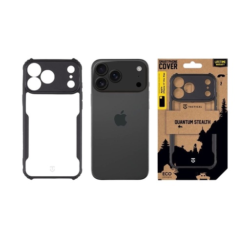 Apple iPhone 17 Pro Max Tactical Quantum Stealth futrola (Crna)