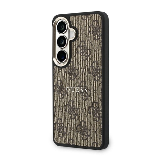 Guess PU Leather 4G Zlatna Frame Magnetic futrola Samsung Galaxy S26 (Smeđa) - GUHMS26SP4MSEGCW