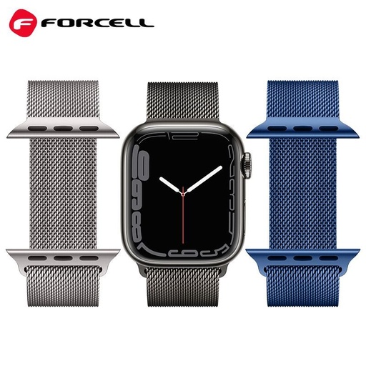 Forcell F-Design FA03 magnetski čelik remen Apple Watch 38 / 40 / 41 mm (Plava)