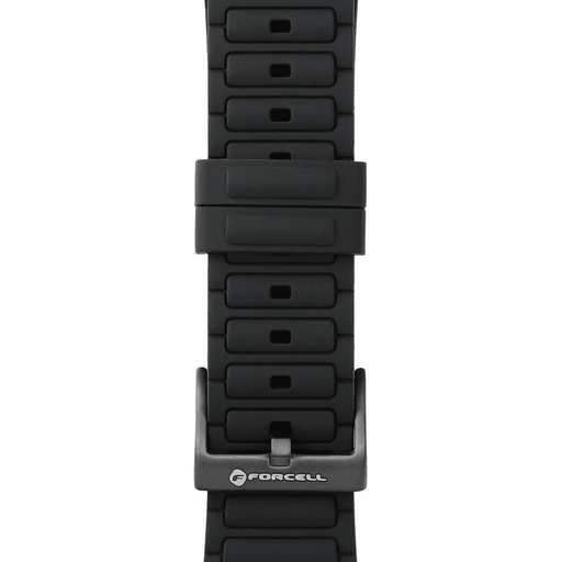 Forcell F-Design FA06 silikonski remen Apple Watch 38 / 40 / 41 mm (Crna)