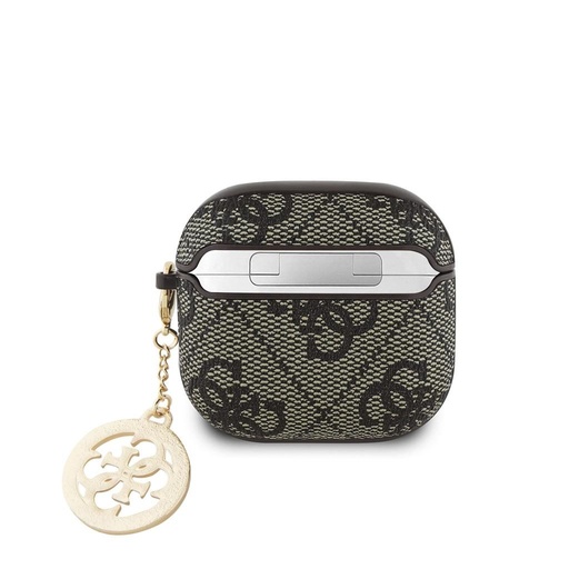 Guess 4G Script PC/PU Charm futrola AirPods 4 (Smeđa)