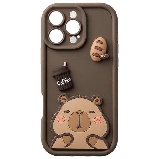 Apple iPhone 16 Pro Max Trendy 3D silikonski zaštitna maskica