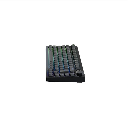 AVAX GM02 PRO 75% Gasket RGB Tri-mode mehanički tipkovnica (Crna) - Gateron žuta prekidač, hrvatski raspored