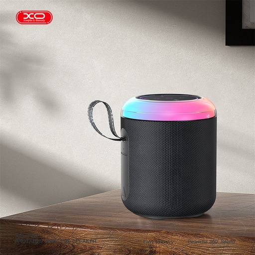 XO F67 LED Dazzle prijenosni Bluetooth zvučnik (Crna)
