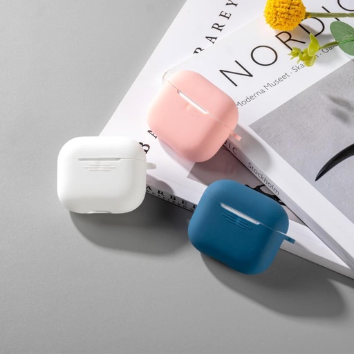 XO K16 silikonski zaštitna futrola s kukom AirPods 4-za (Ružičasta)