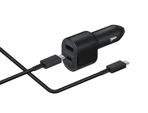 Samsung auto punjač 60W USB-C / USB-A USB-C s kabelom (Crna)