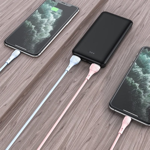 Hoco X49 lightning kabel, 2.4A, 1M, ružičasta