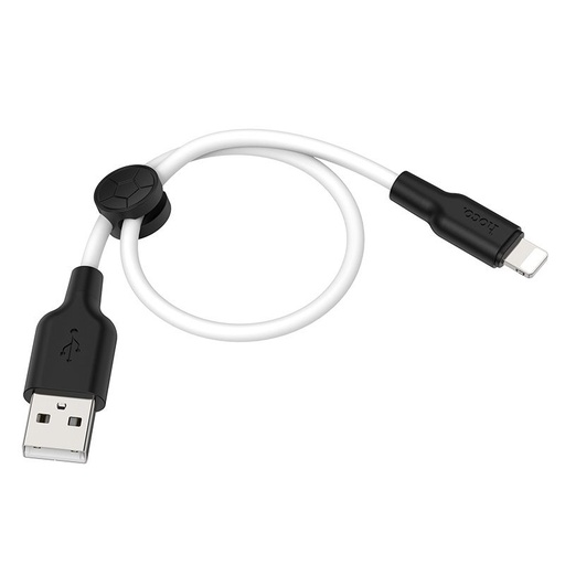 Hoco X21 Plus lightning kabel, 3A, 0.25M, crna - bijela