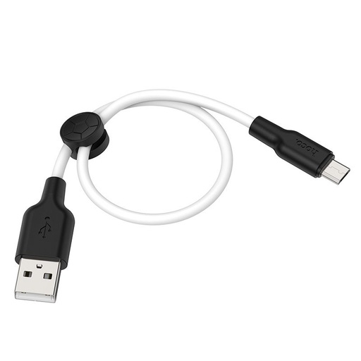 Hoco X21 Plus microUSB kabel, 3A, 0.25M, crna - bijela