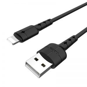 Hoco X30 lightning kabel, LED indikator stanja, 2A, 1,2m, crna