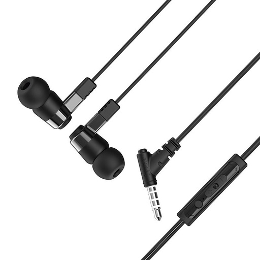 Hoco M52 headset (jack 3,5mm) s mikrofonom, crna