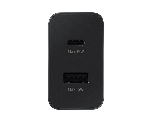 Samsung dvostruki portos USB-C / USB-A mrežni punjač 35W (Crna) – ECO pakiranje