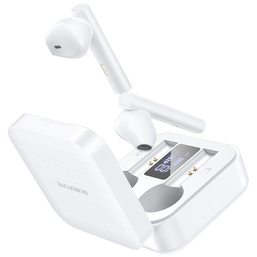 Borofone BE40 bežični headset, BT v5.0, LED indikator stanja, bijela
