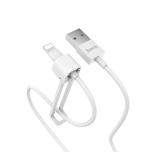 Hoco X31 lightning kabel, 2,1A, s osloncem, bijela