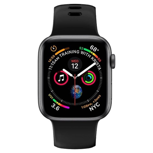 Apple Watch 6 40mm Spigen Air fit remen, crna