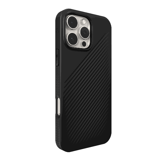 Apple iPhone 16 Pro Max ZAGG Luxe Snap MagSafe silikonski zaštitna maskica (Crna)
