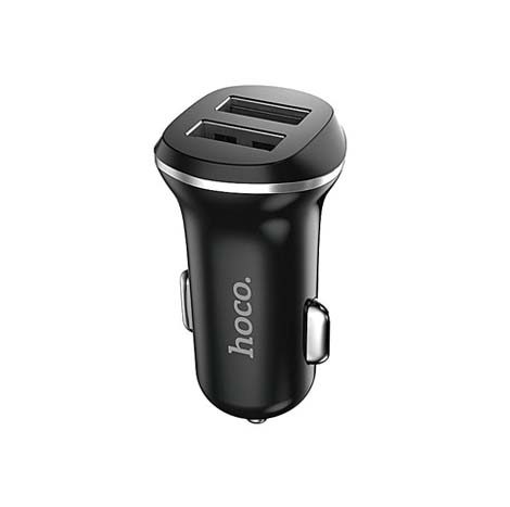 Hoco Z1 2.1A auto punjač 2xUSB port, Crna
