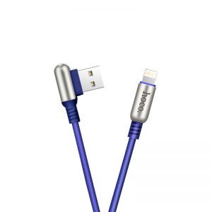 Hoco U17 1.2M lightning kabel (tekstilna obloga), plava