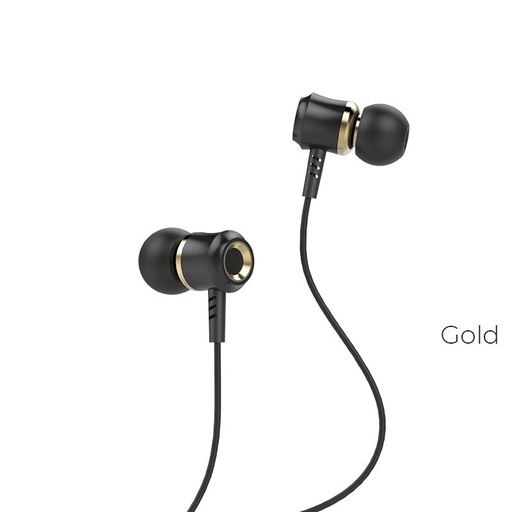Hoco M46 headset (jack 3,5mm) s mikrofonom, zlatna
