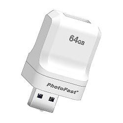 Photofast iOS 64GB Photocube smart uređaj za spremanje podataka, Bijela
