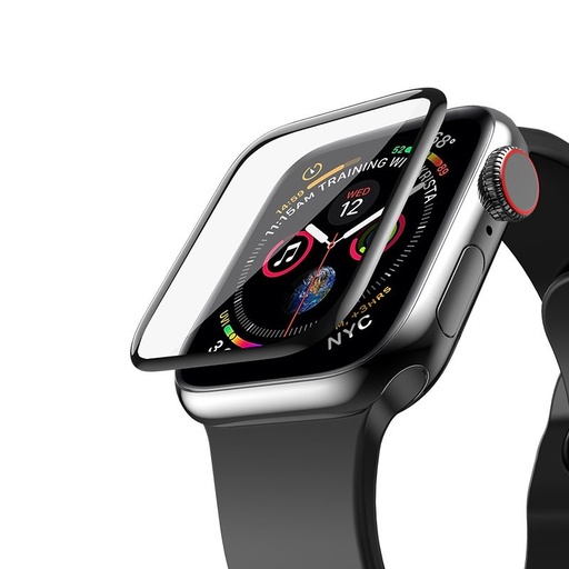 Apple Watch Series 1/2/3/4/5(42/44mm) zaštita zaslona staklo, crna
