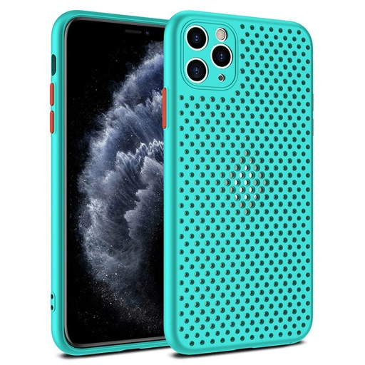 Apple iPhone 11 breath prozračan zaštitna maskica (tirkizna)