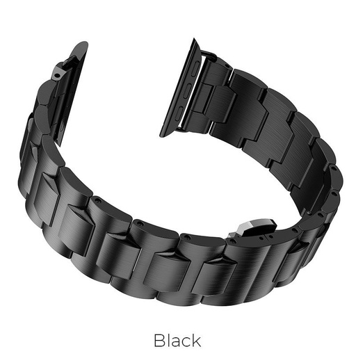 Hoco Apple Watch Series1/2/3/4/5 WB03 Grand steel strap(40mm), crna