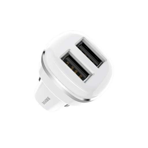 Borofone BZ13 auto punjač (2xUSB port), 5V 2,4A, bijela