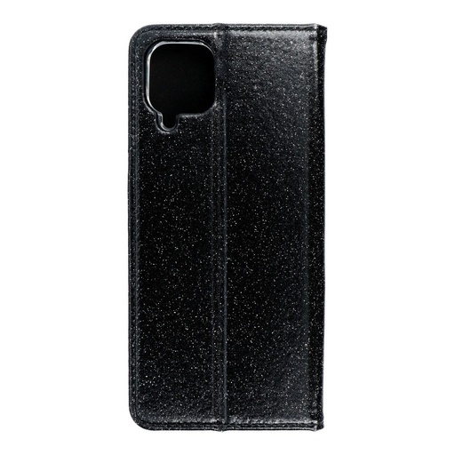 Samsung Galaxy A12 Forcell Shining preklopna futrola, (Crna)