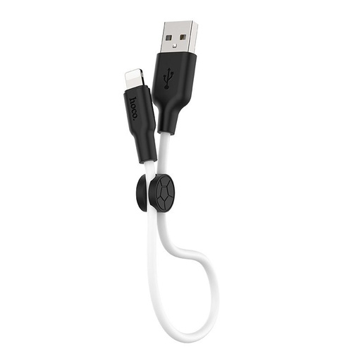 Hoco X21 Plus lightning kabel, 3A, 0.25M, crna - bijela