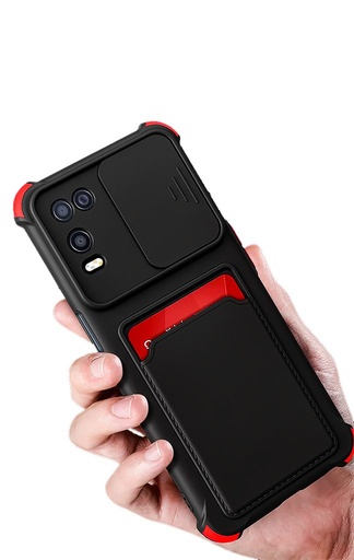 Apple iPhone 12 colored buttons otporan na udarce zaštitna maskica (Crna)
