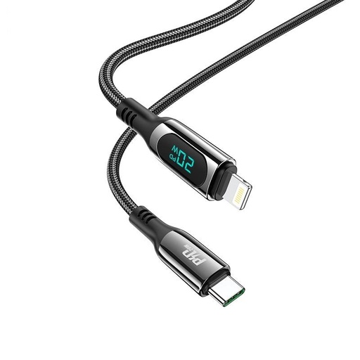 Hoco S51 lightning kabel (PD brzi punjač), crna