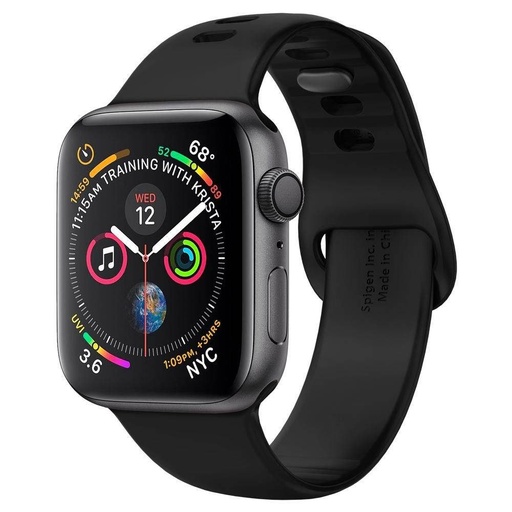 Apple Watch 6 40mm Spigen Air fit remen, crna