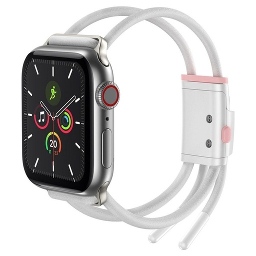 Apple Watch 6 44mm Baseus sportski remen, bijela - ružičasta - LBAPWA4-B24