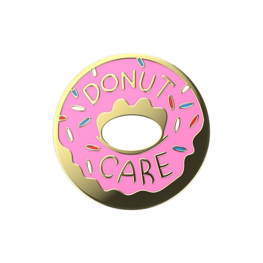 Enamel Donut pop socket, ružičasta