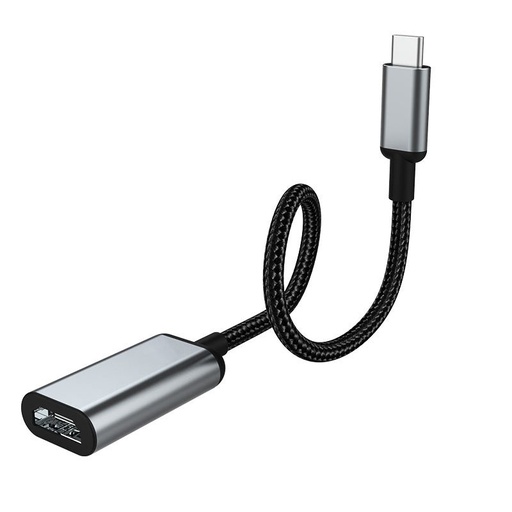 Hoco HB21 HDMI adapter, 4K 30Hz 3840*2160P, HDTV, 150mm, aluminij legura, siva