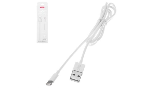 XO NB47 USB-C podatkovni kabel (Bijela) – 2.4A