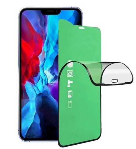 Apple iPhone 13 Pro Max / 14 Plus 9D keramika zaštitno staklo, proziran (crna okvir)