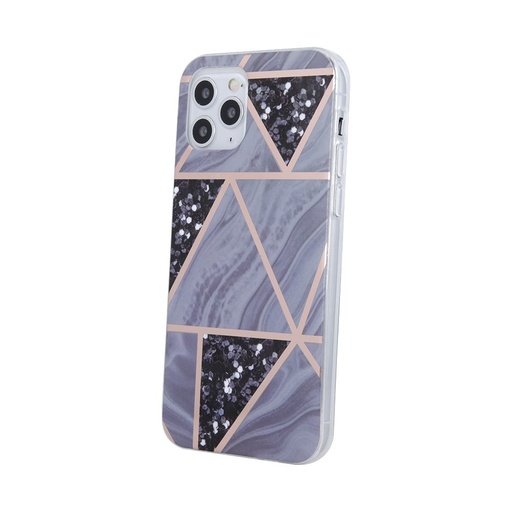 Apple iPhone 12 / iPhone 12 Pro geometric marmur zaštitna maskica (Grafit)