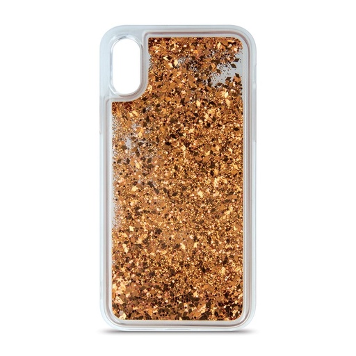 Apple iPhone 12 / iPhone 12 Pro tekući glitter zaštitna maskica (Zlatna)